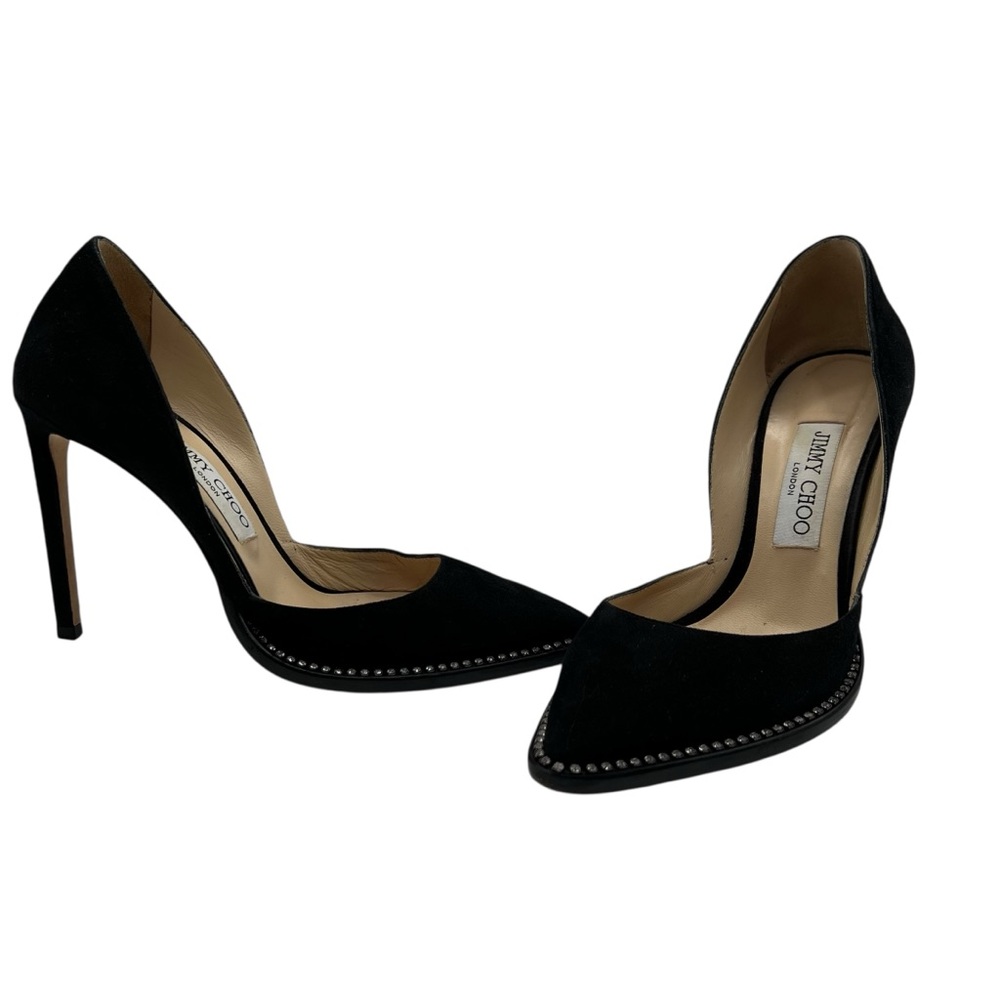 Jimmy Choo Babette 100 Crystal-Embellished Pumps size 38